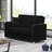 PrimeNest Gravita Collection Upholstered Convertible Loveseat with Storage-1162038910