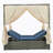 Adjustable Sun Bed With Curtain,High Com Fort,With 3 Colors-37243722