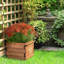 Scandinavian Redwood Handmade Wood Planter Box-186467074