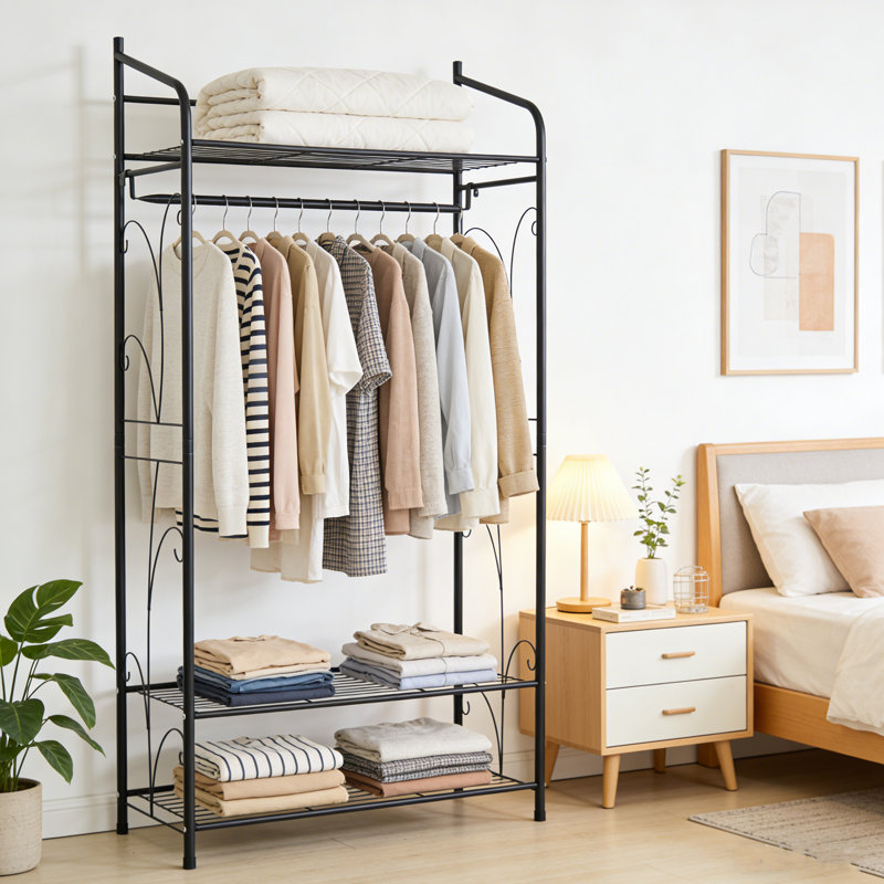 Ediz   79 cm Clothes Rack