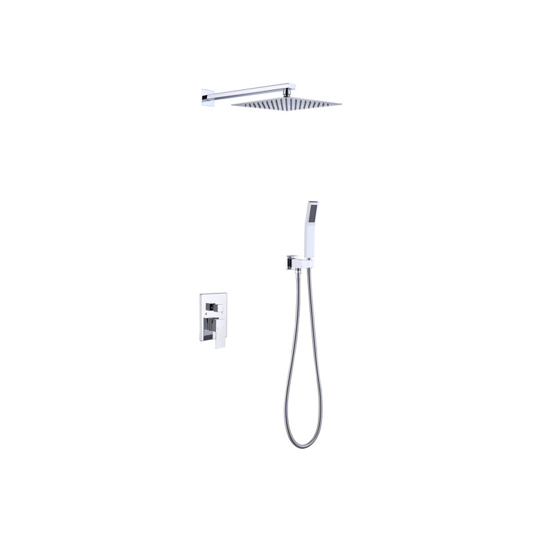 Pomme de douche double 10 po double standard, Chrome
