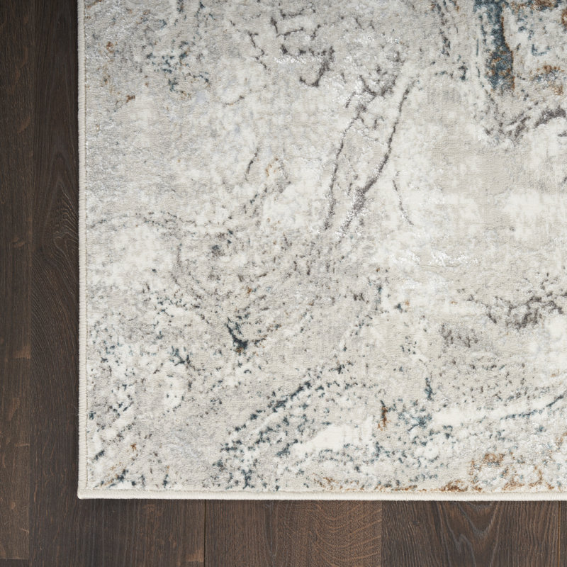 Brejae Abstract Indoor Rug, Rectangle 3'11" x 5'11"