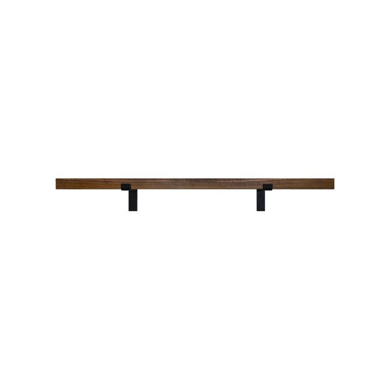Rayne Record Display Shelves, 67x3x2, Honey