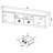 Sloat Black 2-Door TV Stand Media Console