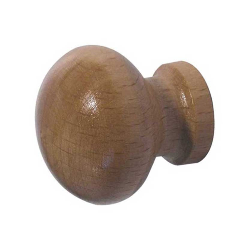 38mm Diameter Round Knob, Brown