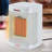 Small 6in Black Ceramic Room Heater, Overheat Protection, Tip over Auto Shutoff-118163182