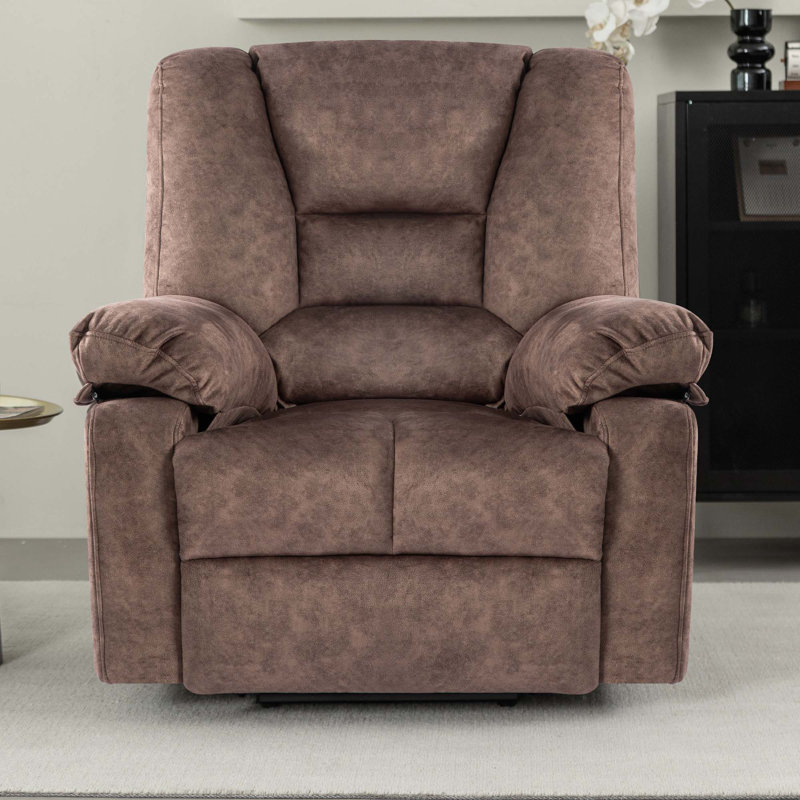 Fauteuil inclinable électrique Power Lift, Velours brun