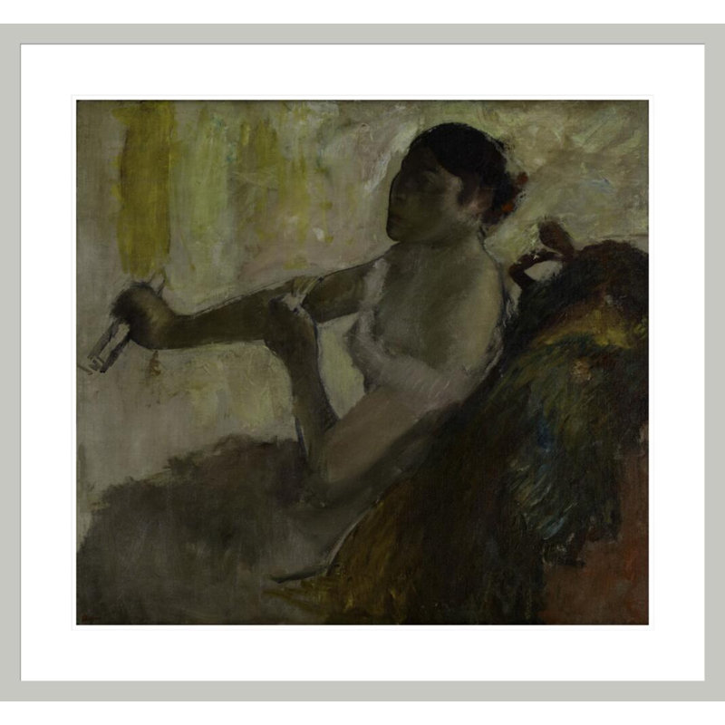 Portrait de Mlle Rose Caron par Edgar Degas, H 33,5 po x l 35,86 po