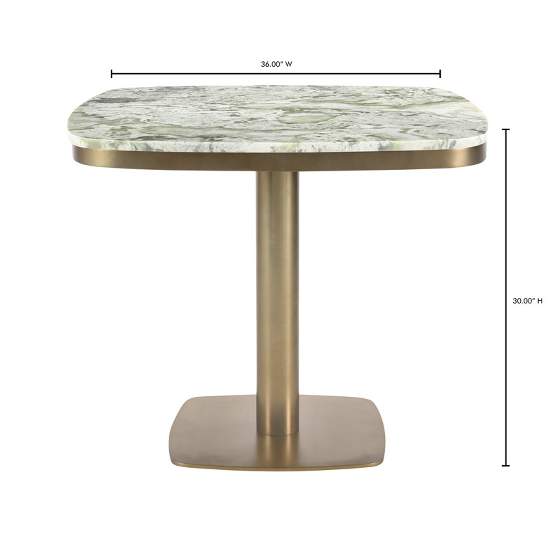 Celeste Square Marble Dining Table