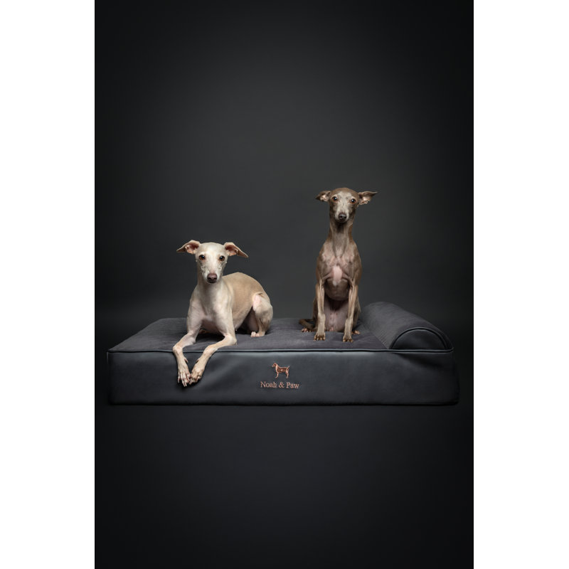  Lit orthopédique pour chien géant XXL, mousse viscoélastique infusée de gel rafraîchissant, imperméable, lavable à la machine, avec housse intérieure (similicuir)