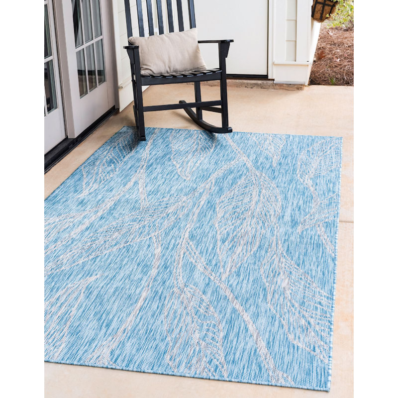 Tapis d'extérieur couleur mer Kona, Rectangle 5 pi x 8 pi