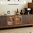 Retro high-end design solid wood TV cabinet