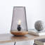 Lampe de table brune 10 po