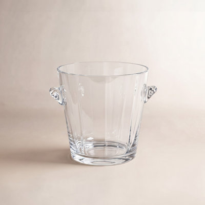 Optic Glass Ice Bucket