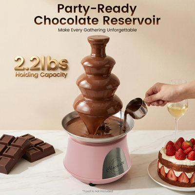 4 Tier Electric Chocolate Fountain Machine