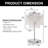 Modern Crystal Table Lamp With Dual USB Charging And Dimmable Function-1170505900-1170505890-1170505888