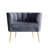 Keighley Upholstered Armchair with Ottoman-1404210530