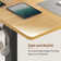 Mancheer Electric Adjustable Standing Desk with Movable Power Strip & Silence Motor