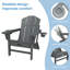 Fauteuil Adirondack réglable avec repose-pieds rétractable-786718146