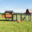 Poulailler en bois brun et noir-55454939