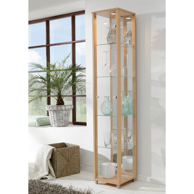 Display Cabinet, Beech Imitation