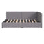 Lit de jour en tissu d'ameublement (gris)-355649868