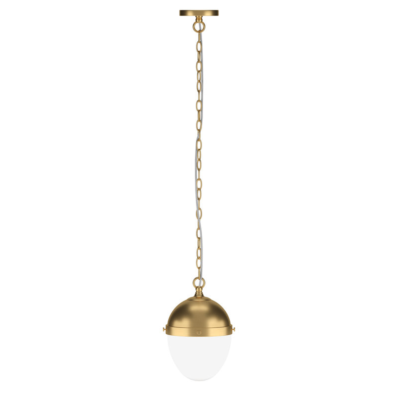 Luminaire suspendu 1 lumière Kulsrud Ellioth, Laiton