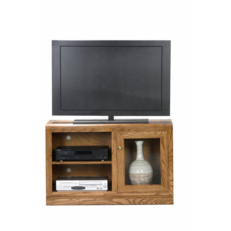 Mona Unfinished TV Stand for TVs up to 48", Aqua Oak