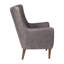 Fauteuil d'appoint à oreilles avec structure et pieds en bois Anniemae-734269774