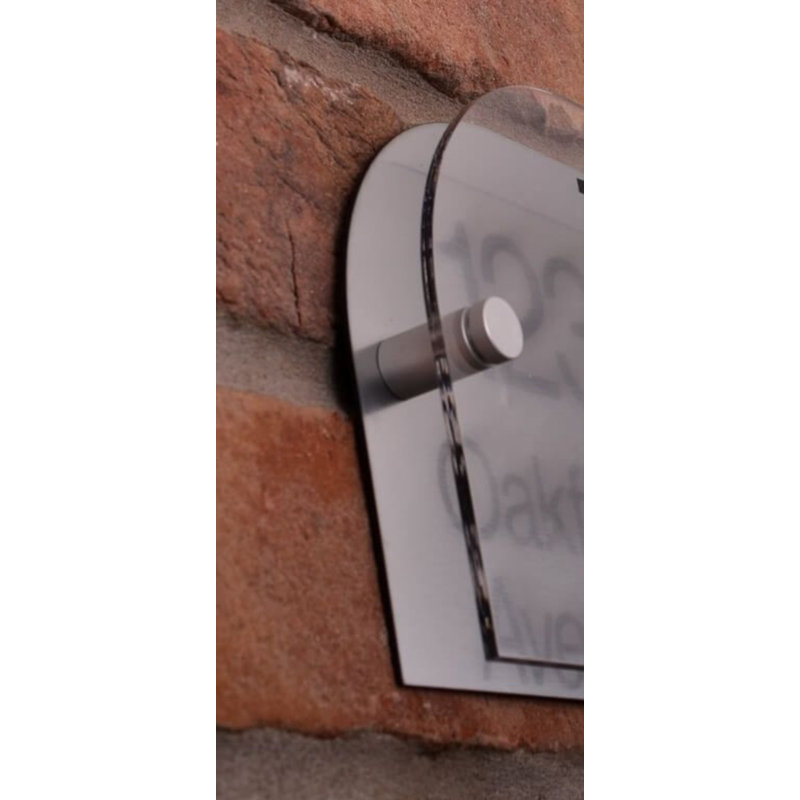 6in. Champy Surface/Flush Mount House Number, 95