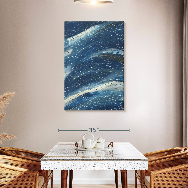 Avery Amagansett Blues Abstract I, H 45 po x l 30 po
