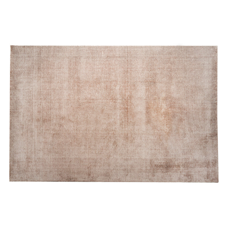 Tapis tissé à la main | Tapis en laine et bambou en soie moderne | Tapis d'intérieur brun 4 mm, Rectangle 9 pi x 12 pi