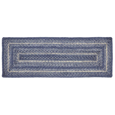 Birtwhistle Jute and Cotton Geometric Table Runner