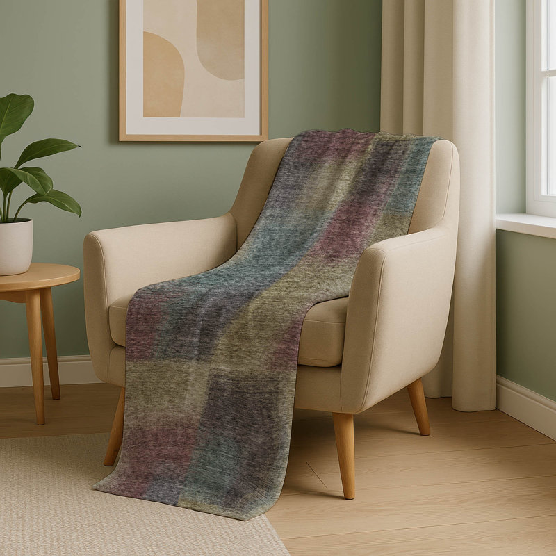 Jeté carré Addison Sherpa ASB742, Beige