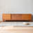 Cherry wood video game TV cabinet