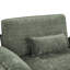Fauteuil d'appoint rembourré très large avec repose-pieds rectangulaire-655529882