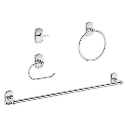 4 - Piece Bathroom Hardware Set