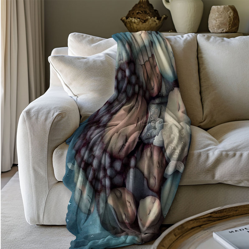 Mystic Starlight - couverture sherpa de qualité supérieure 1 pièce, Grand lit