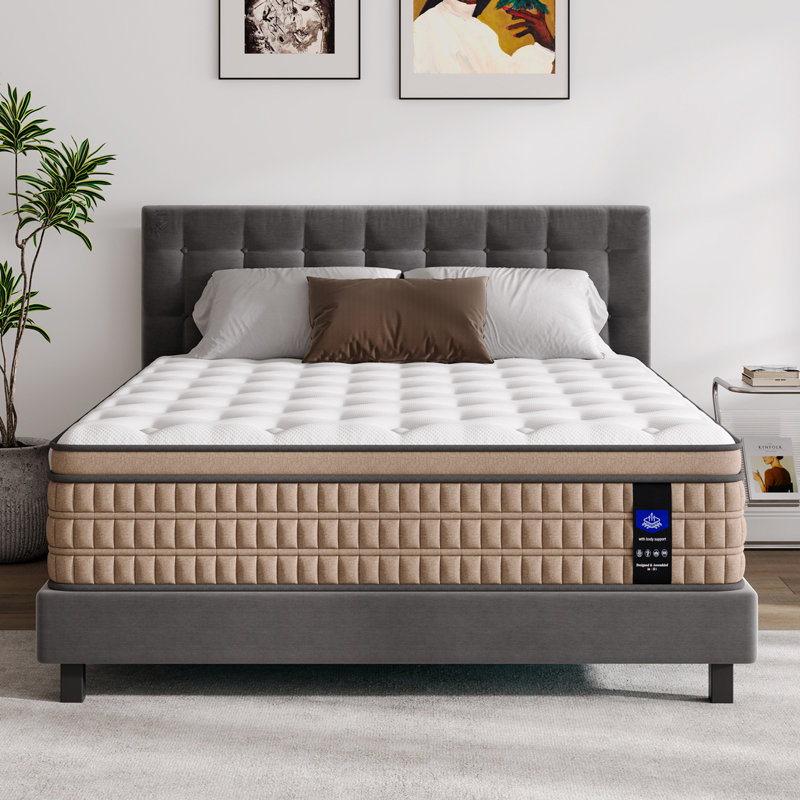 Matelas - Matelas hybride avec mousse viscoélastique gélifiée et ressorts ensachés Hotel-Collection