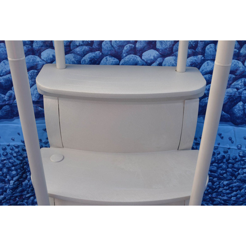 Main Access 18.1'' D Hot Tub Step in White