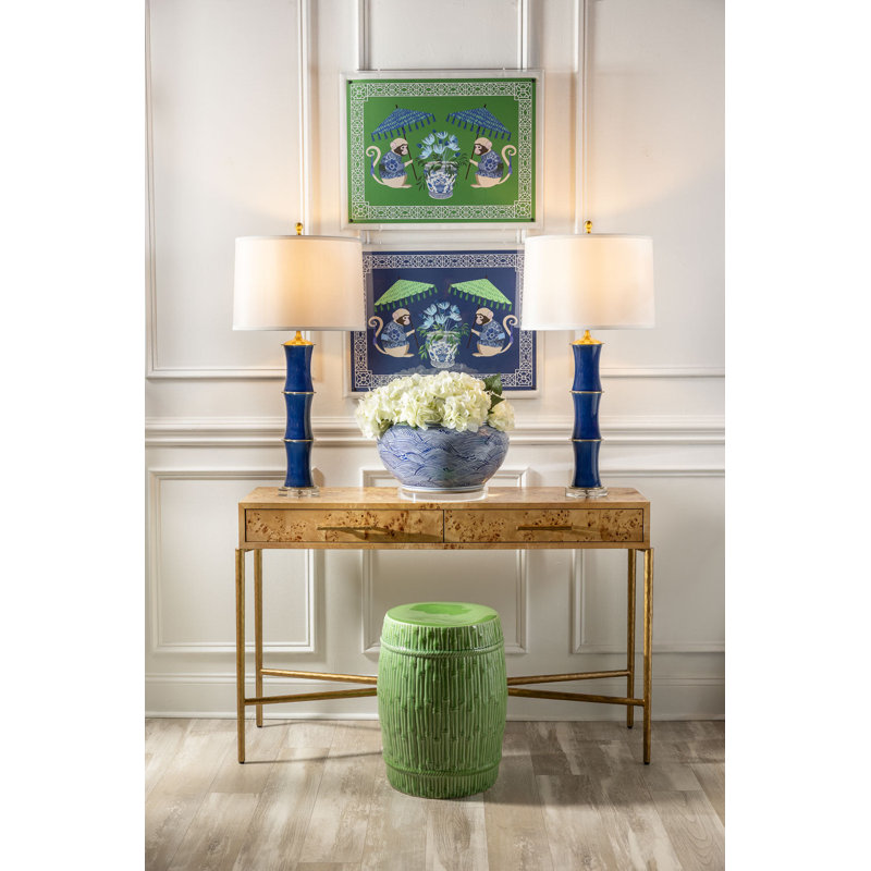 Burlwood Console, Natural Burlwood
