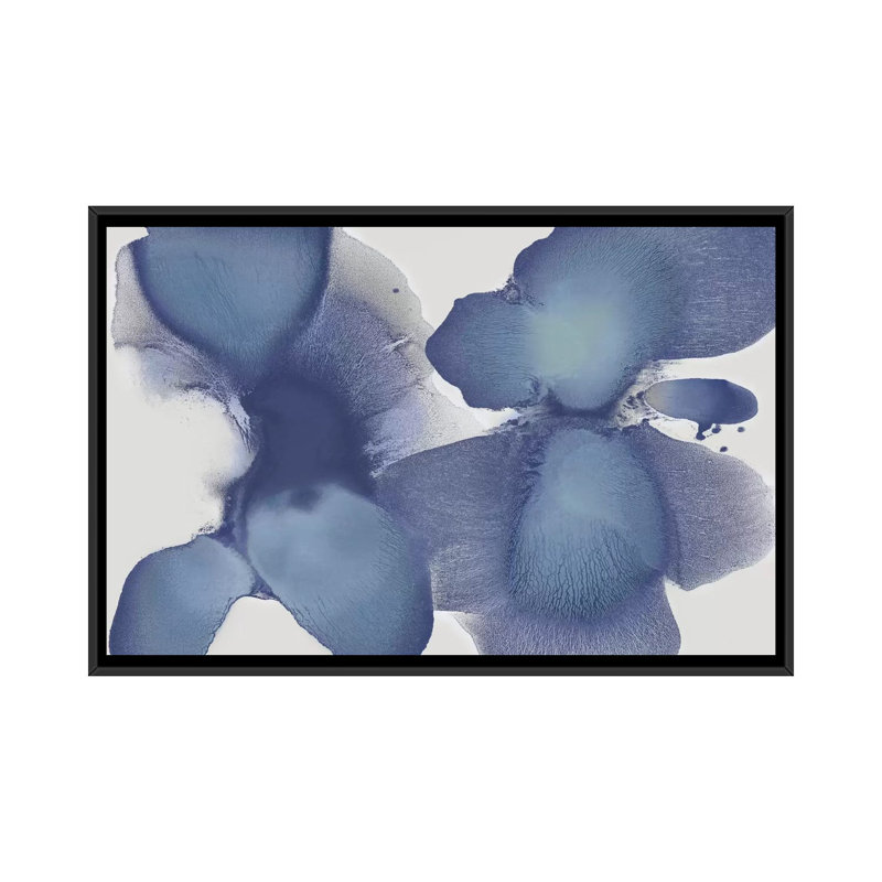 Animer Indigo II par Hannah Carlson - Giclée sur toile tendue avec châssis, H 40 po x l 60 po x P 1,5 po, Pas de tapis