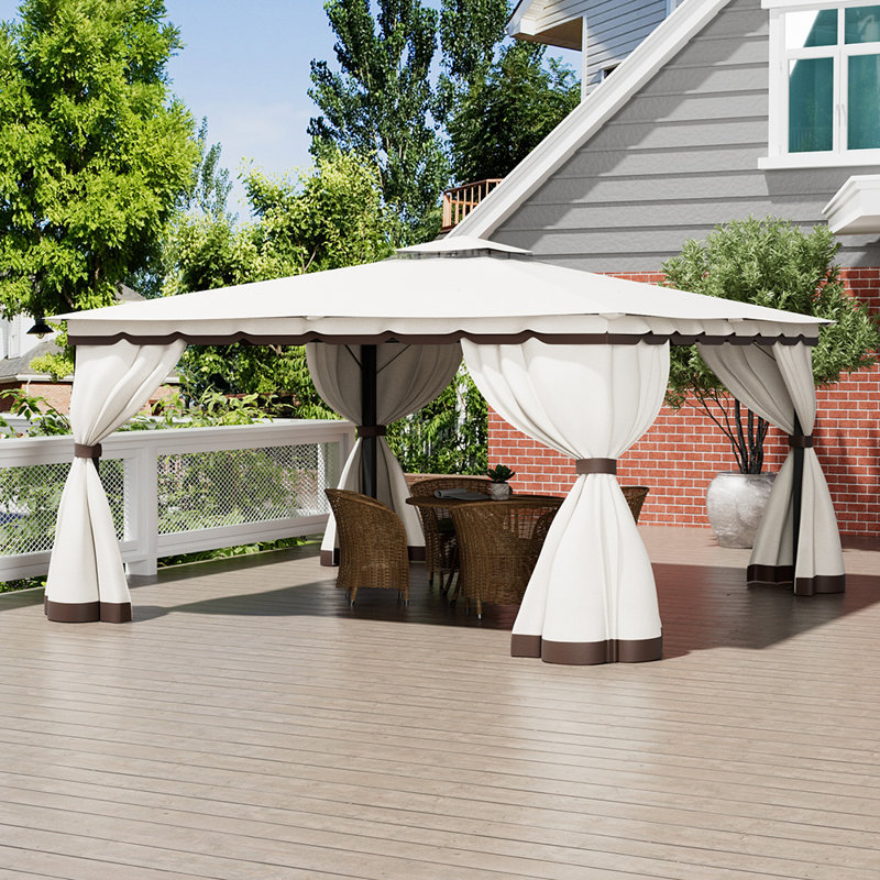 Metal Pergola, 300cm H x 400cm W x 400cm D