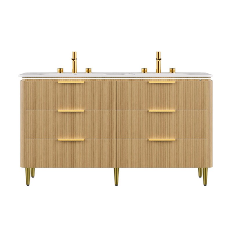 Meuble-lavabo raffiné 60 po