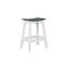 Berlin Gardens Regular Top With White Base Saddle Bar Stool-801456748-801456641