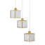 3 - Light Natural Chandelier Pendant