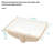 Ceramic Rectangular Undermount Bathroom Sink With Overflow - Low Water Absorption, For Multiple Uses Acid , Different