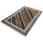 Canvello Hand Made Modern All Over Indo Gabbeh Rug - 3'10'' X 5'11''