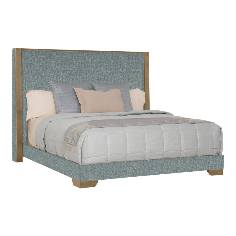 Thom Filicia Home Century Club King Bed, Nadia Parchment, Hampton, No