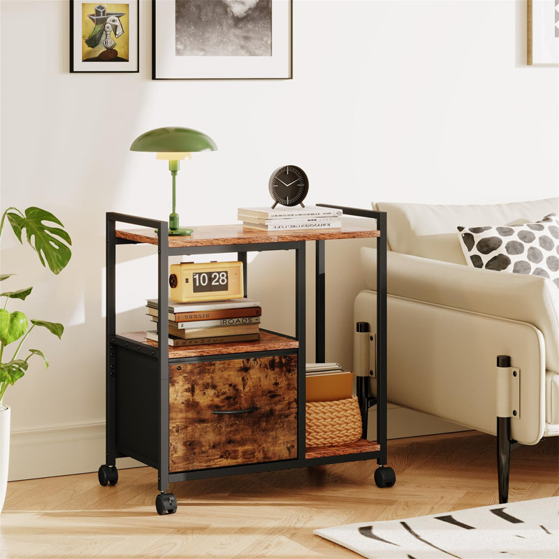 Annazette Mobile Printer Stand
